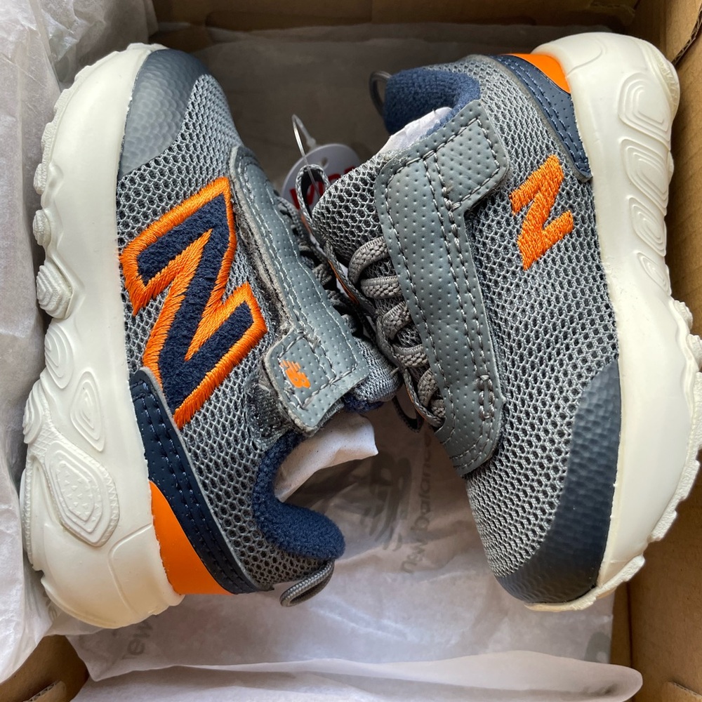 Kids New Balance Fresh Foam New-B 1440 in Grey and Blue